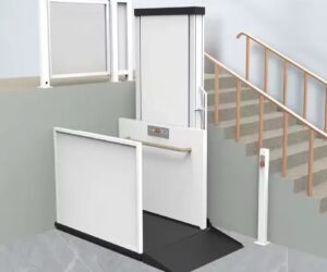 Вертикальная безбарьерная подъемная платформа